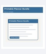 Budget Planner Printable