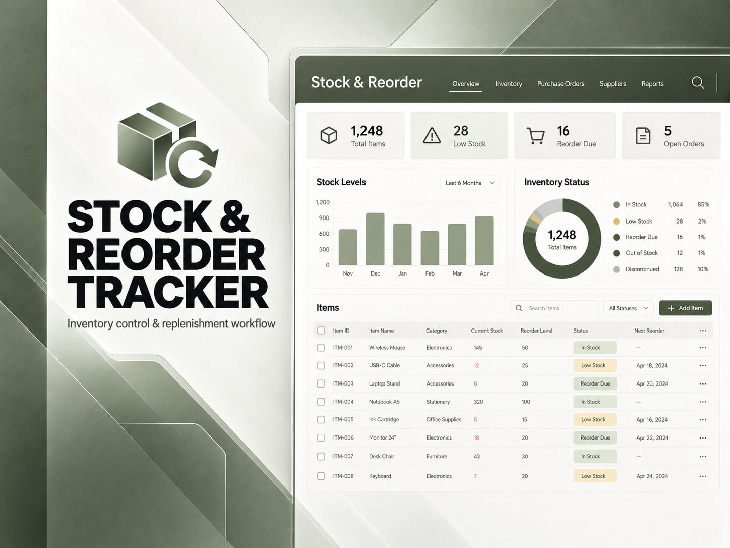 Stock & Reorder Tracker