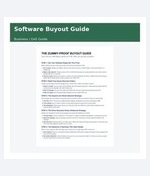 Software Buyout Guide