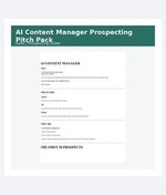 AI Content Manager Prospecting Pitch Pack