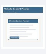 Website Content Planner
