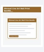 Minimal Line Art Print No. 6