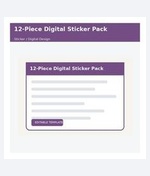 Digital Sticker Mini Pack C