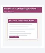 Pet Lovers T-Shirt Design Bundle